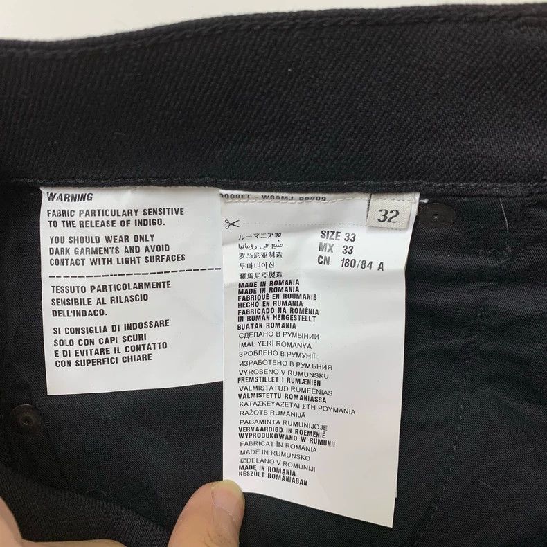 Prada Prada Black denim trousers 2503-Nextarrow Size US 32 / EU 48 - 4 Thumbnail