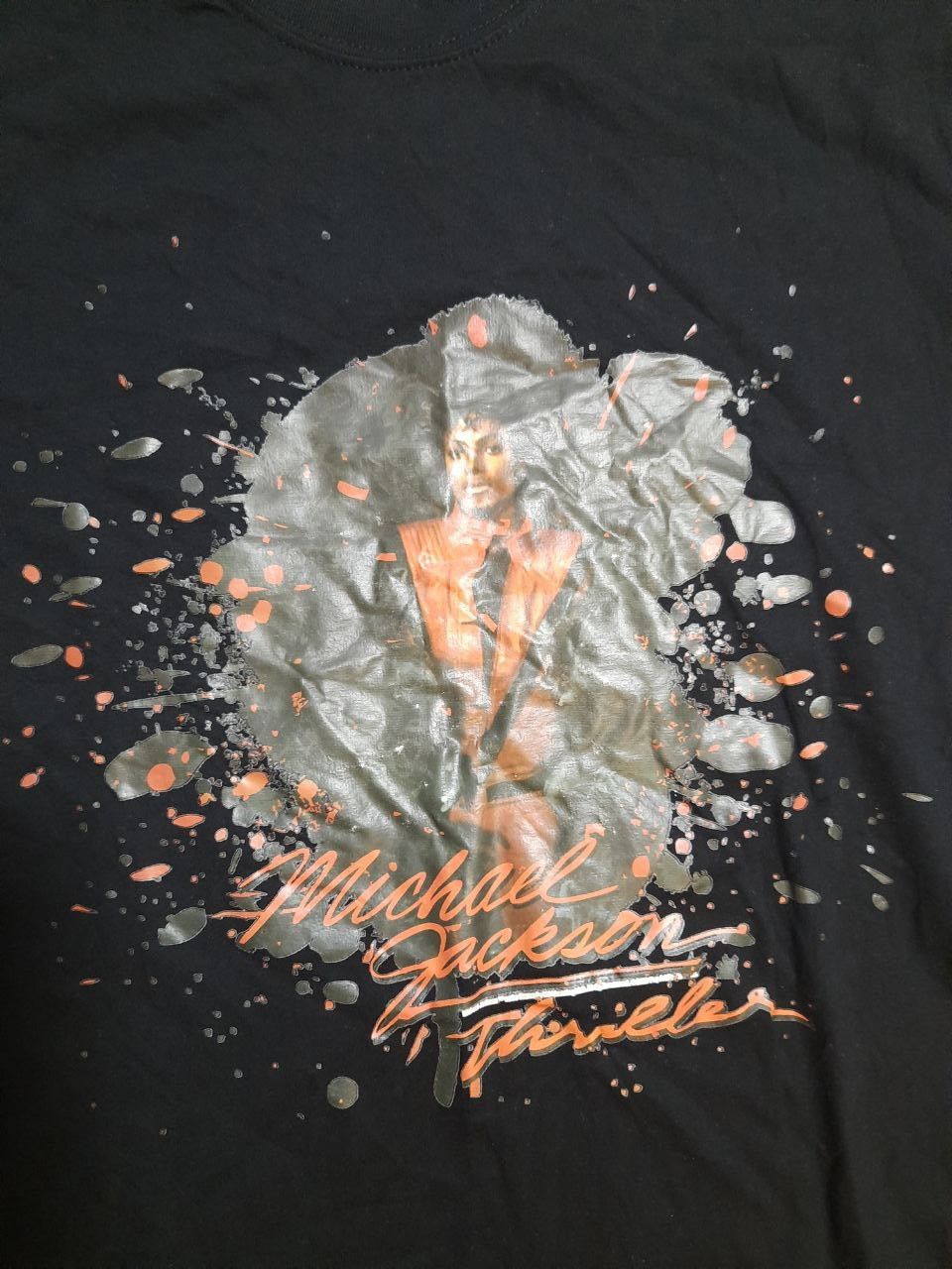 Michael Jackson × Vintage Stedman Michael Jackson Thrillier T-Shirt Size US S / EU 44-46 / 1 - 7 Thumbnail