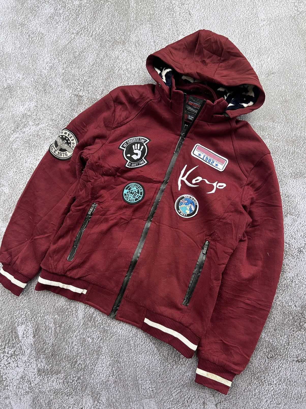 If Six Was Nine × Japanese Brand × Le Grande Bleu (L.G.B.) Ascend fox patched faux stars zip hoodie Ifsix lgb Size US L / EU 52-54 / 3 - 4 Thumbnail