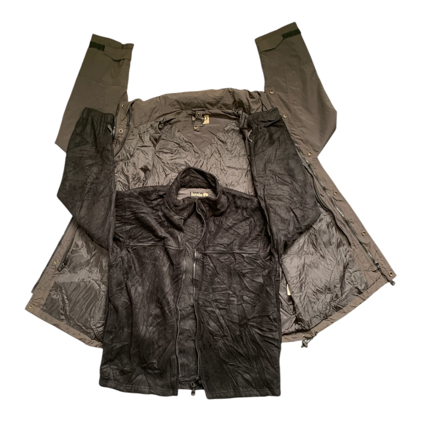 Japanese Brand Rare Design Vintage Barcedos Outdoor Life Zipper Jackets Size US L / EU 52-54 / 3 - 4 Thumbnail