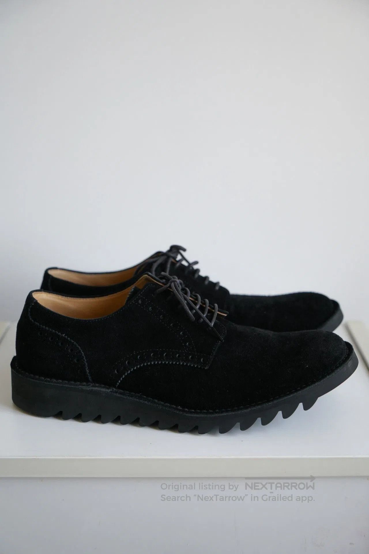 Yohji Yamamoto yohji yamamoto black suede derby shoes. Size US 8.5 / EU 41-42 - 2 Thumbnail