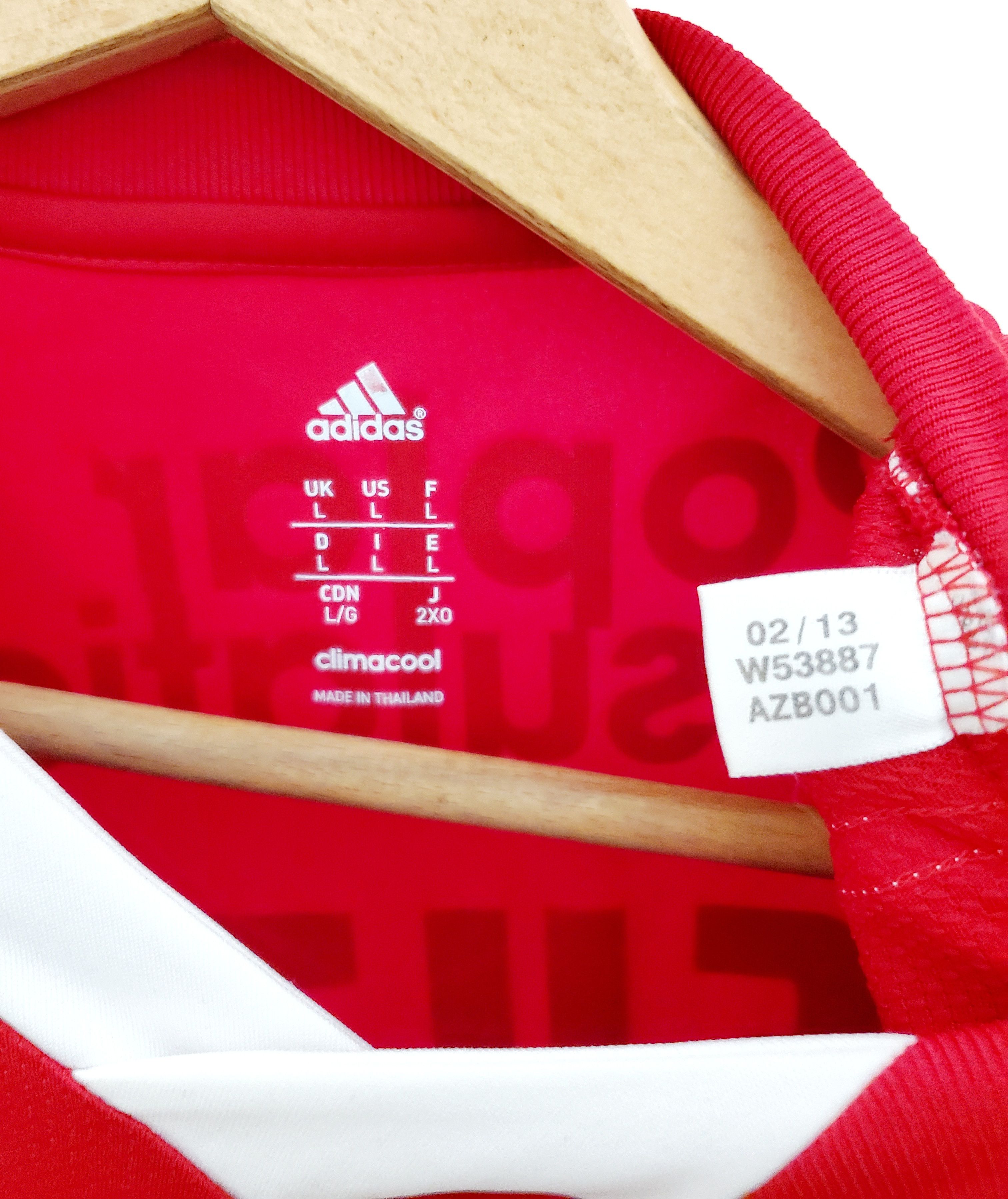 Adidas Bristol City Adidas 2013 Soccer Jersey size L Size US L / EU 52-54 / 3 - 3 Thumbnail
