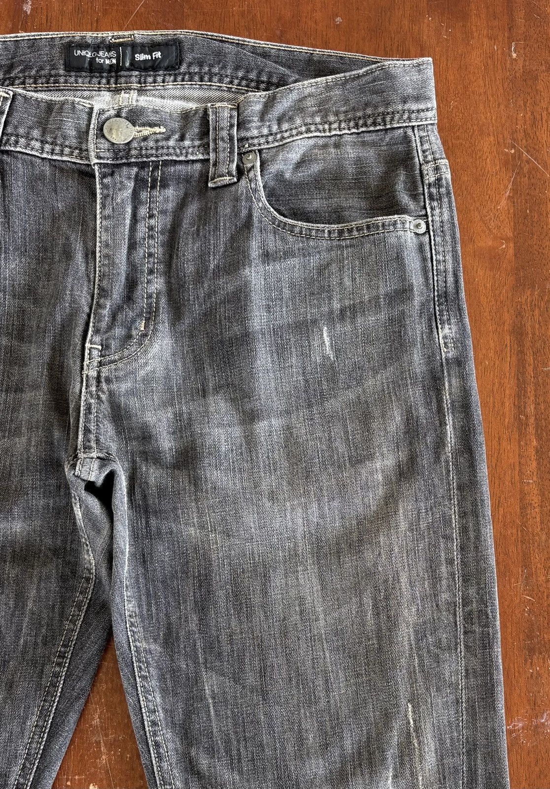 Uniqlo Uniqlo Slim Fit Streetwear Denim Nice Pocket Size US 33 - 5 Thumbnail