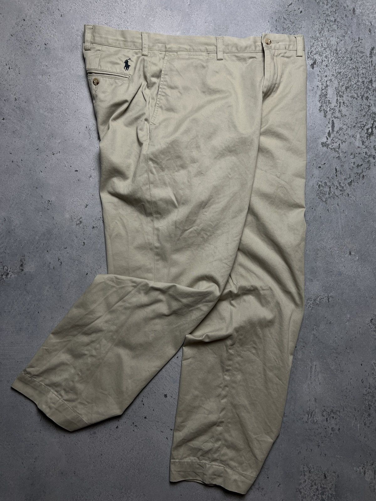 Polo Ralph Lauren Polo Ralph Lauren Men's Beige Chino Pants Slim Fit 38x32 Size US 38 / EU 54 - 2 Thumbnail