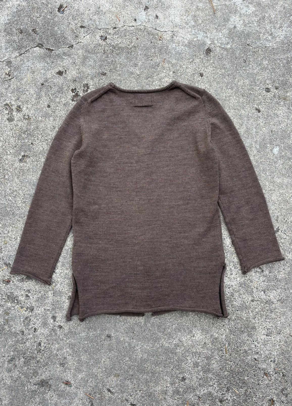 Yohji Yamamoto Yohji Yamamoto Ys brown wool cardigan Size M / US 6-8 / IT 42-44 - 4 Thumbnail