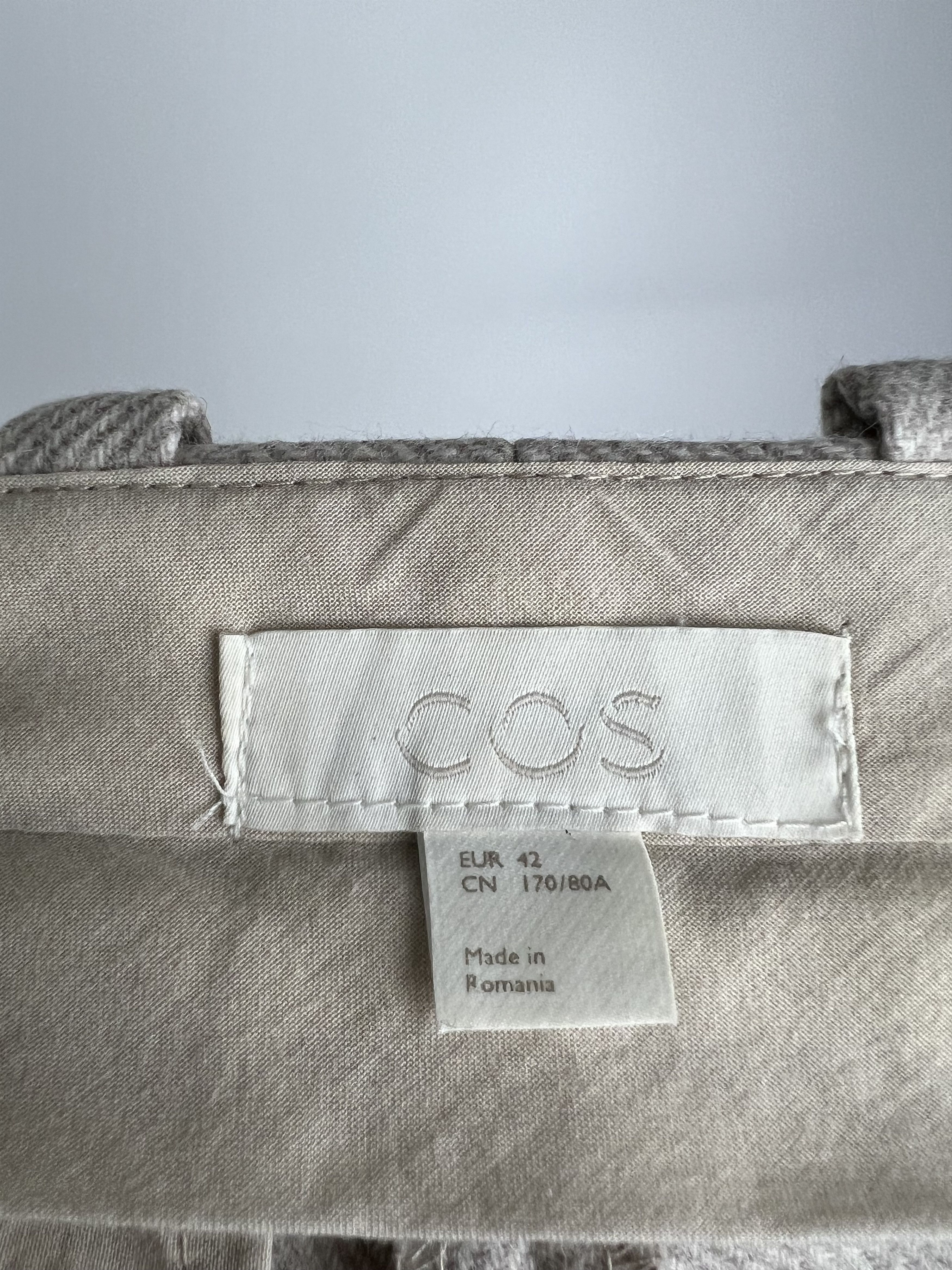 Cos COS Women's Gray Wool Cashmere Pants Size EUR42 Size 34" / US 12 / IT 48 - 10 Thumbnail