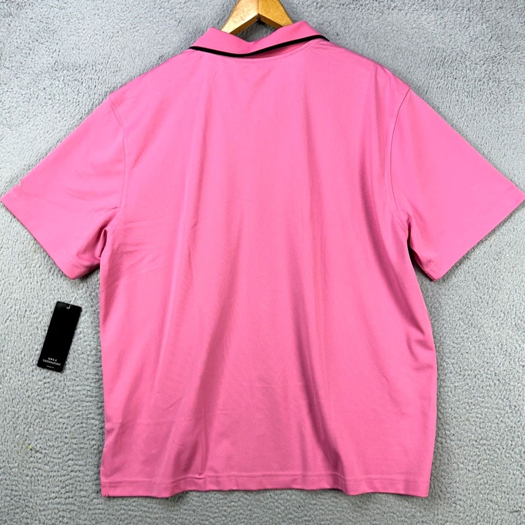 Adidas Adidas Adult Mens Golf Polo Shirt 2XL Pink Performance Logo Rugby NEW Polo Shirt Men's Golf Pink 2XL Adidas Size US XXL / EU 58 / 5 - 3 Thumbnail