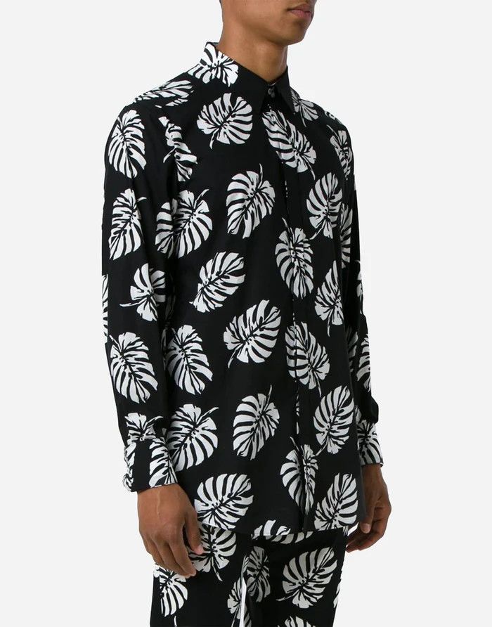 Dolce & Gabbana o1y0125 Patterned Shirt in Black/White Size US S / EU 44-46 / 1 - 2 Thumbnail