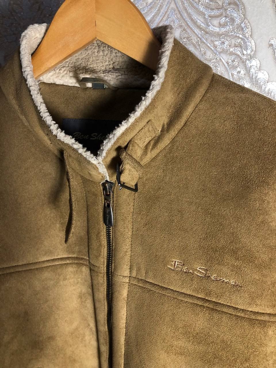 Vintage VERY RARE BEN SHERMAN ALASKA COAT LEATHER JACKET MILITARY Size US L / EU 52-54 / 3 - 3 Thumbnail