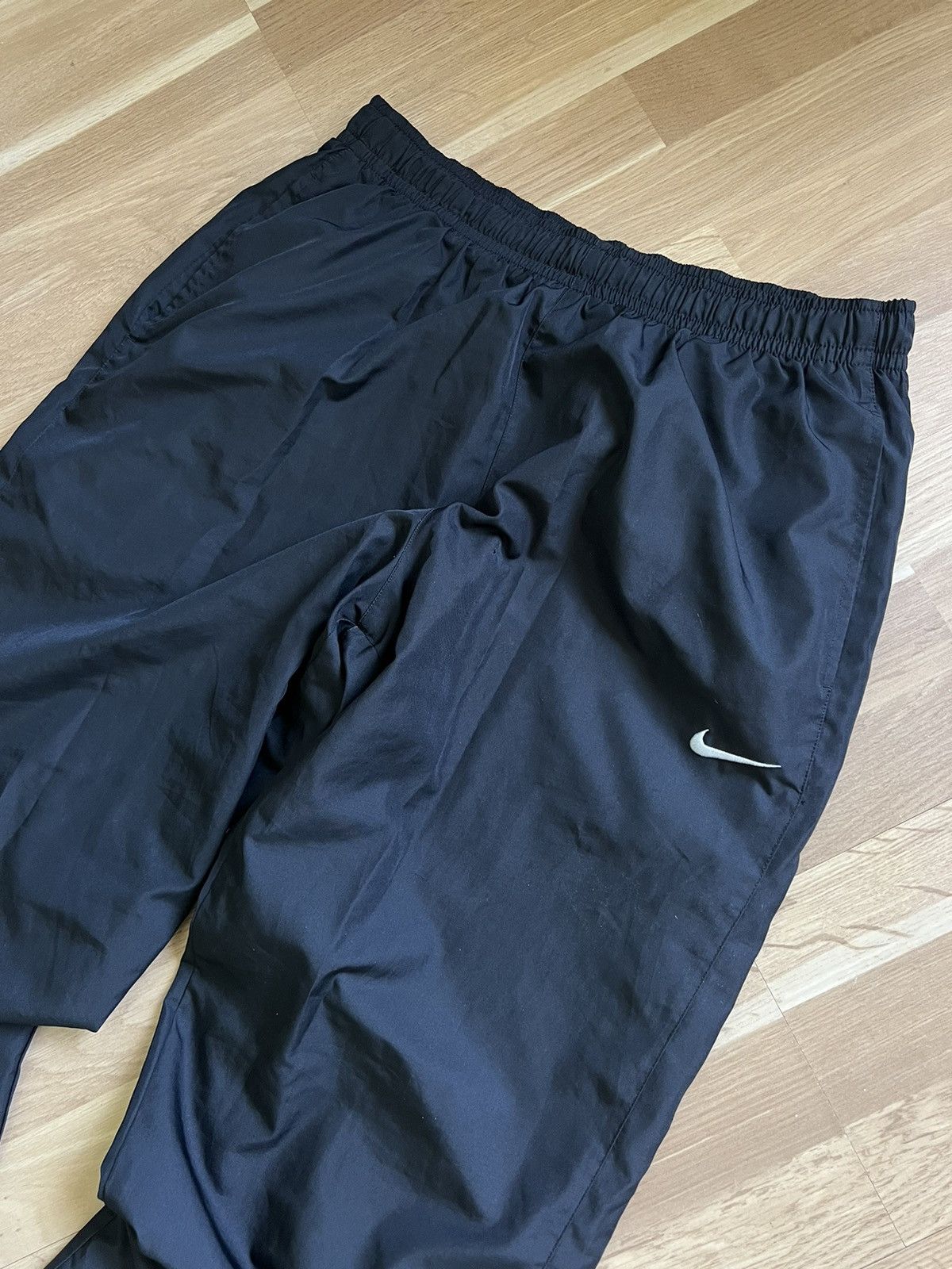 Nike Nike wide nylon drill track pants vintage 2000s archive Size US 34 / EU 50 - 3 Thumbnail
