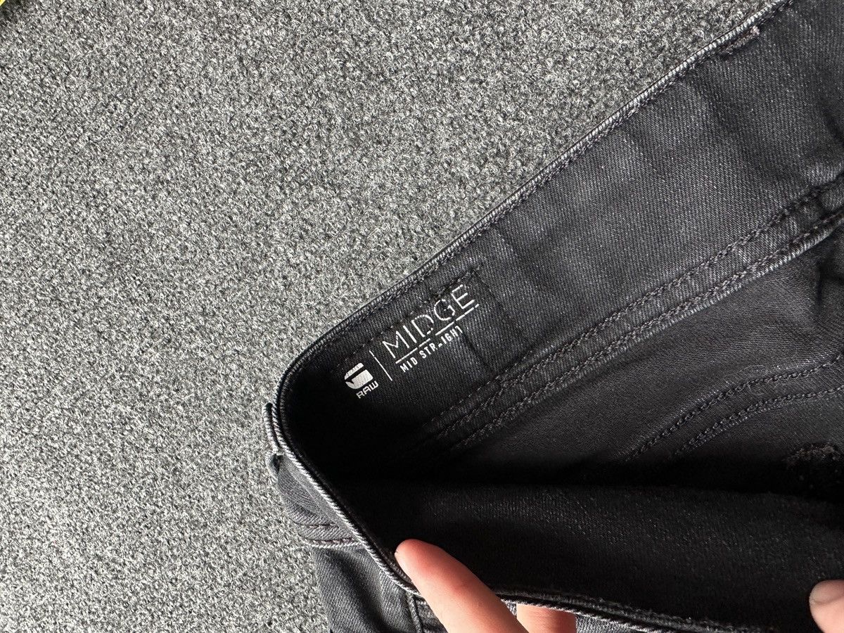 G-Star 🚨VNTG G STAR RAW GRAY FADED RARE AVANT GARDE JEANS Y2K Size 26" / US 2 / IT 38 - 9 Thumbnail
