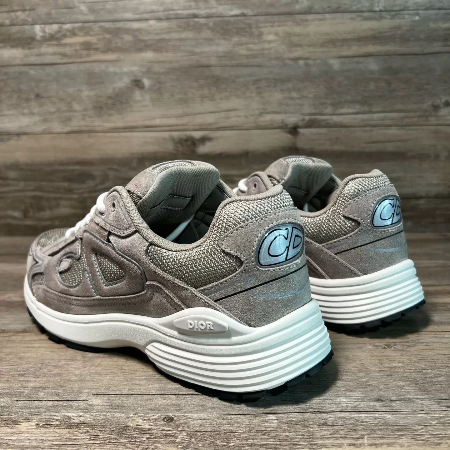 Dior Dior B30 25 New Sneakers Gray/White 41 98 New Size US 8 / EU 41 - 4 Thumbnail