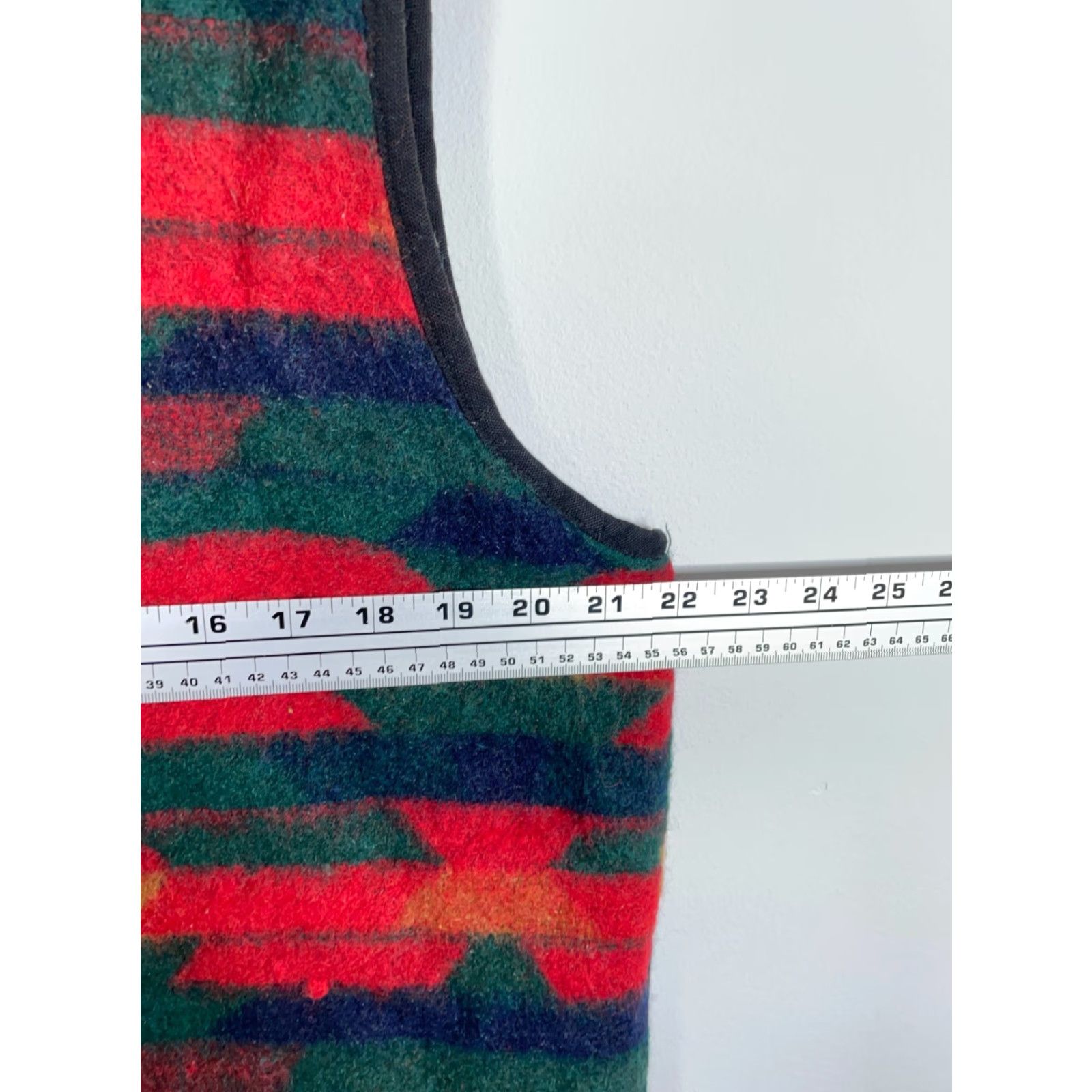 Vintage VINTAGE Southwestern Wool Vest Women's One Size (XL) Geometric Pattern Aztec Tribal Size XL / US 12-14 / IT 48-50 - 5 Thumbnail