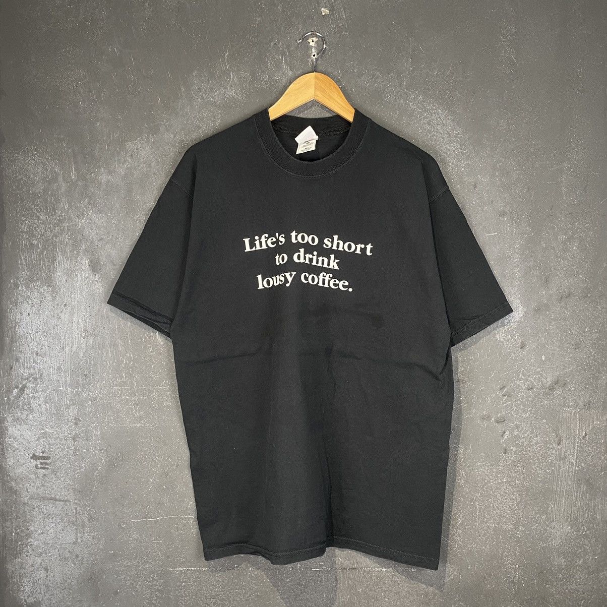 Vintage y2k Dunkin Donuts Wording Tee Size US L / EU 52-54 / 3 - 1 Thumbnail