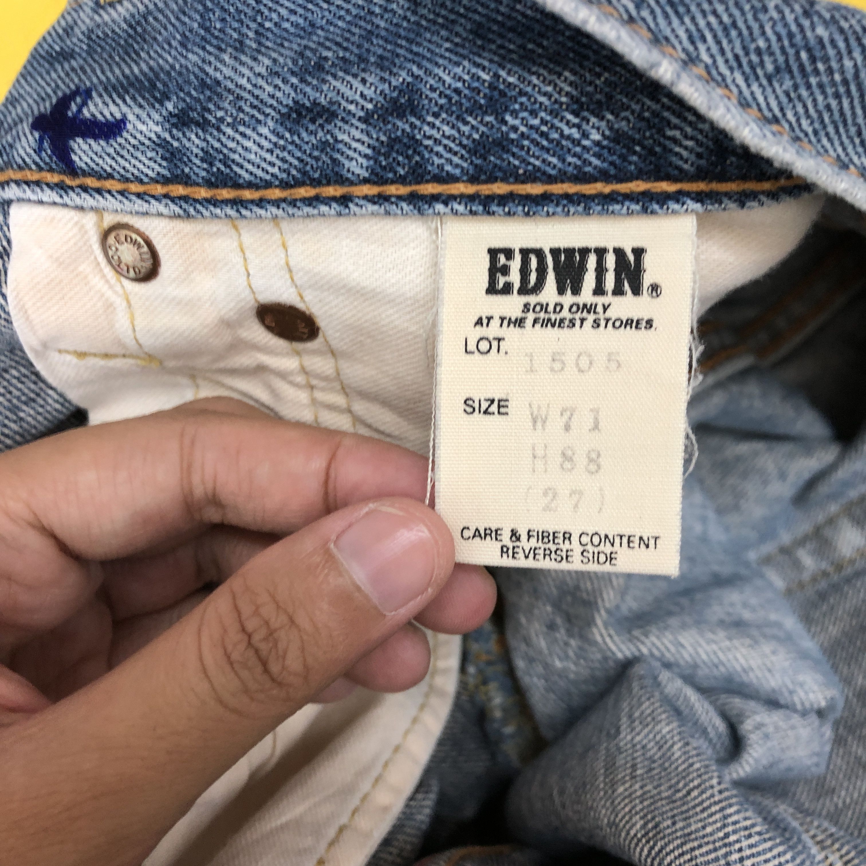 Japanese Brand Distressed Japanese Selvedge Jeans Edwin Redline Denim Size 26" / US 2 / IT 38 - 9 Thumbnail
