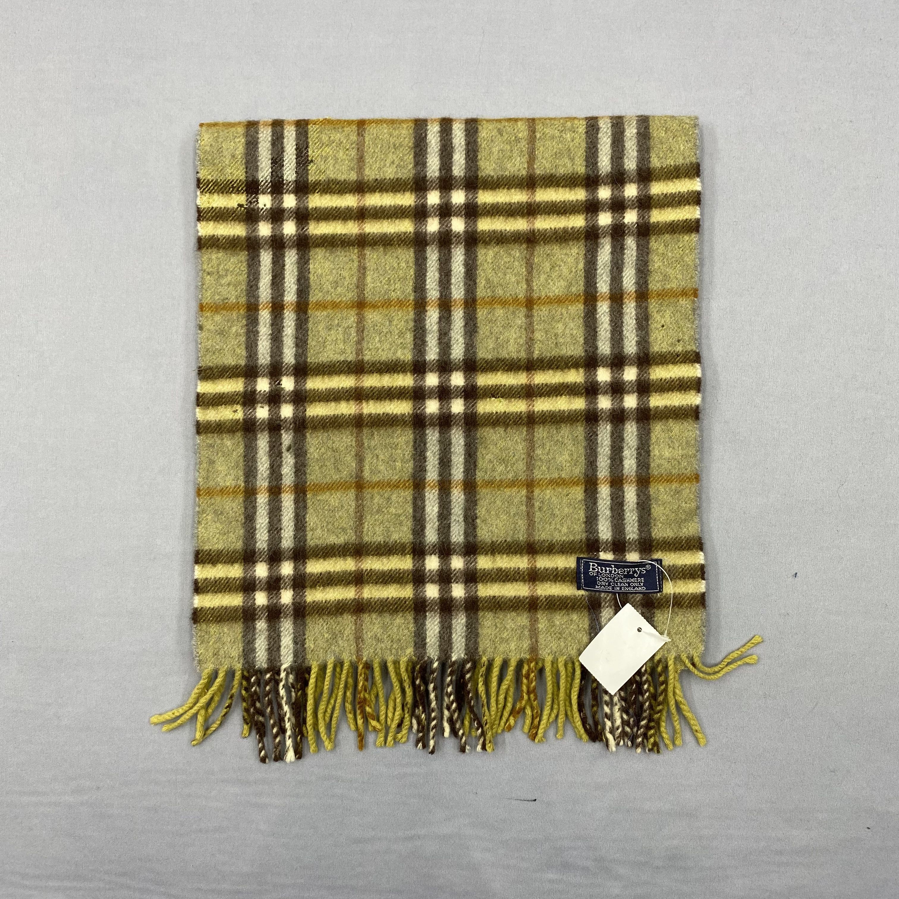 Burberry Vintage Burberry Scarf Muffler Wool Cashmere Winter Scarves Size ONE SIZE - 2 Thumbnail