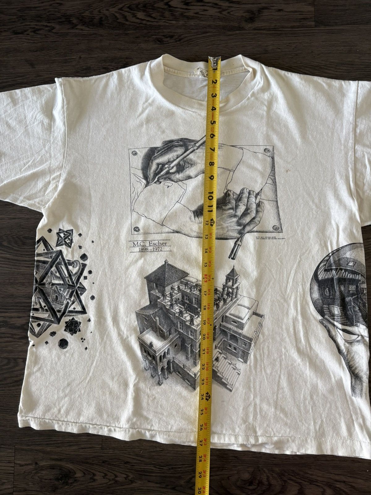 Vintage Mc Escher Vintage T Shirt 1991 Size US XL / EU 56 / 4 - 6 Thumbnail