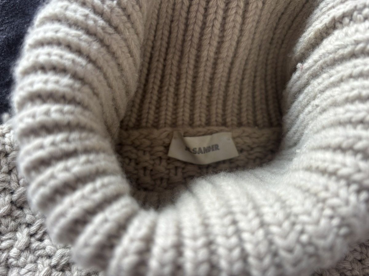 Jil Sander Jil Sander Bone Turtleneck Size US M / EU 48-50 / 2 - 5 Thumbnail