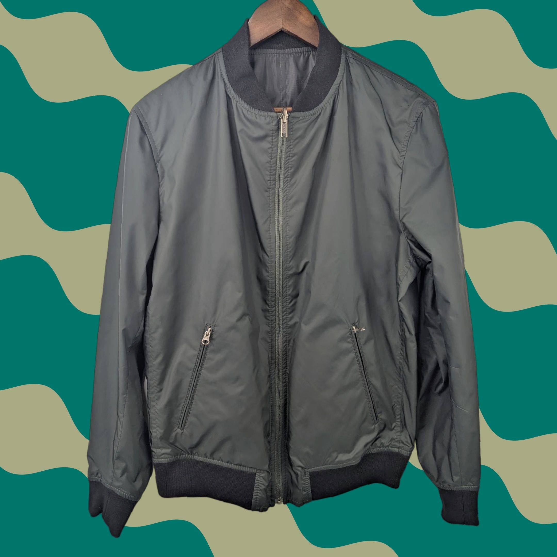 Vintage SARAR Bomber Jacket Camo Men’s Size 40R 40 Regular Zip Pockets Lightweight Fall Spring Winter Turkey Size US XXS / EU 40 - 1 Thumbnail