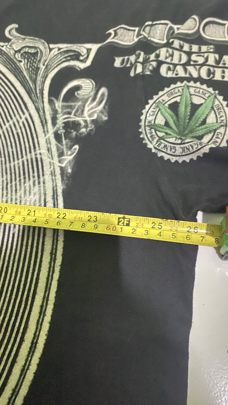 Rap Tees Vintage Parody Weed Shirt Benjamin F Money AOP Size US XL / EU 56 / 4 - 7 Thumbnail
