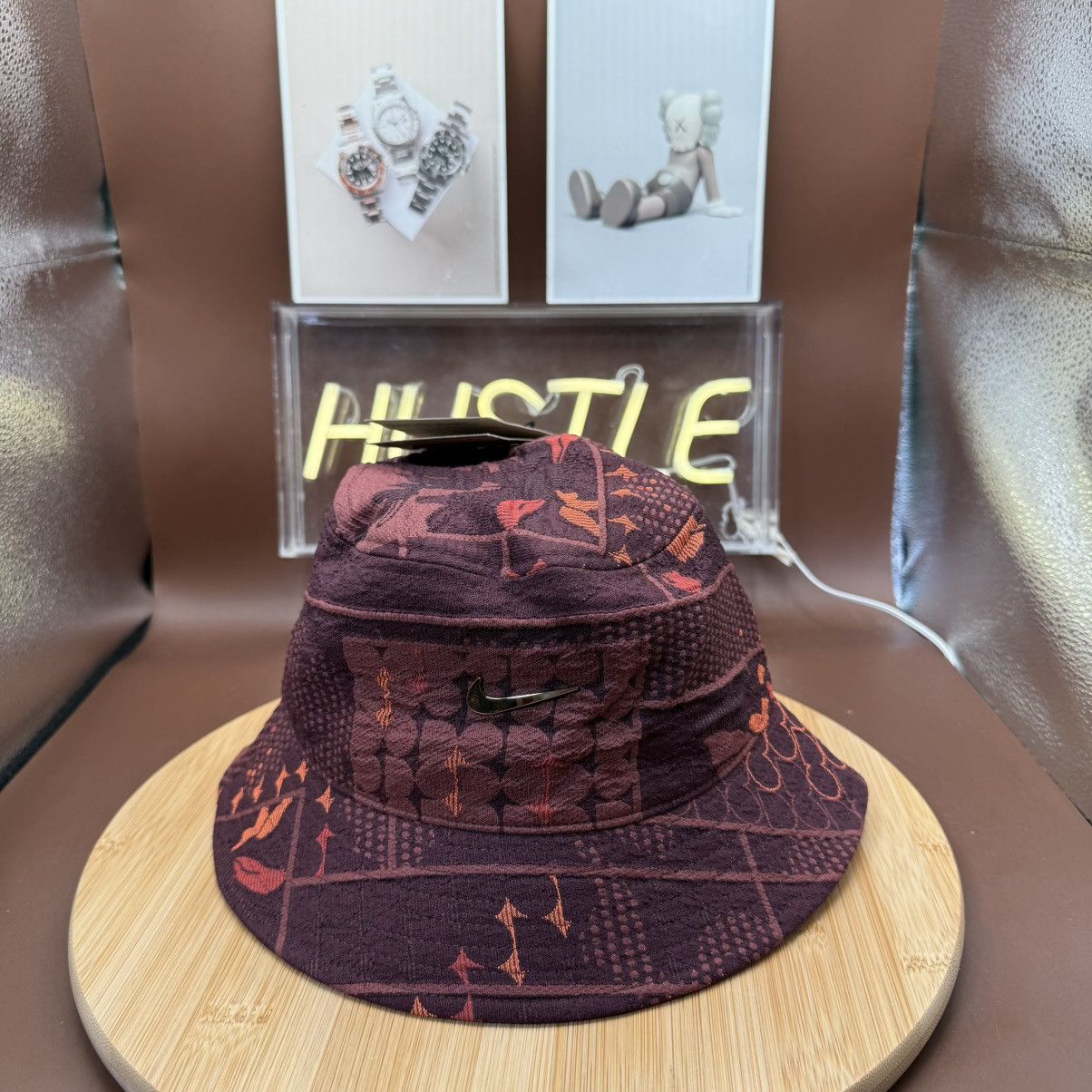 Nike Nike Naomi Osaka Tennis Apex Bucket Hat Red Adult Unisex Size ONE SIZE - 1 Thumbnail