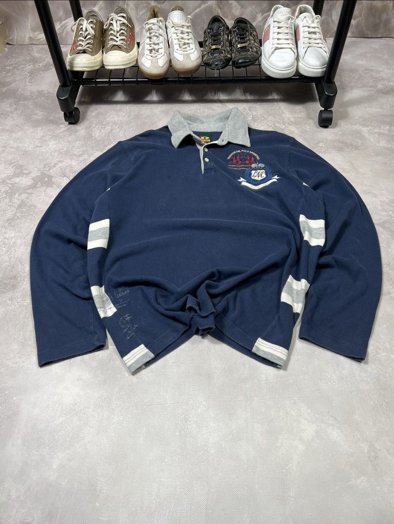 Vintage Vintage La Martina Rugby Sweatshirt Size US XL / EU 56 / 4 - 1 Thumbnail