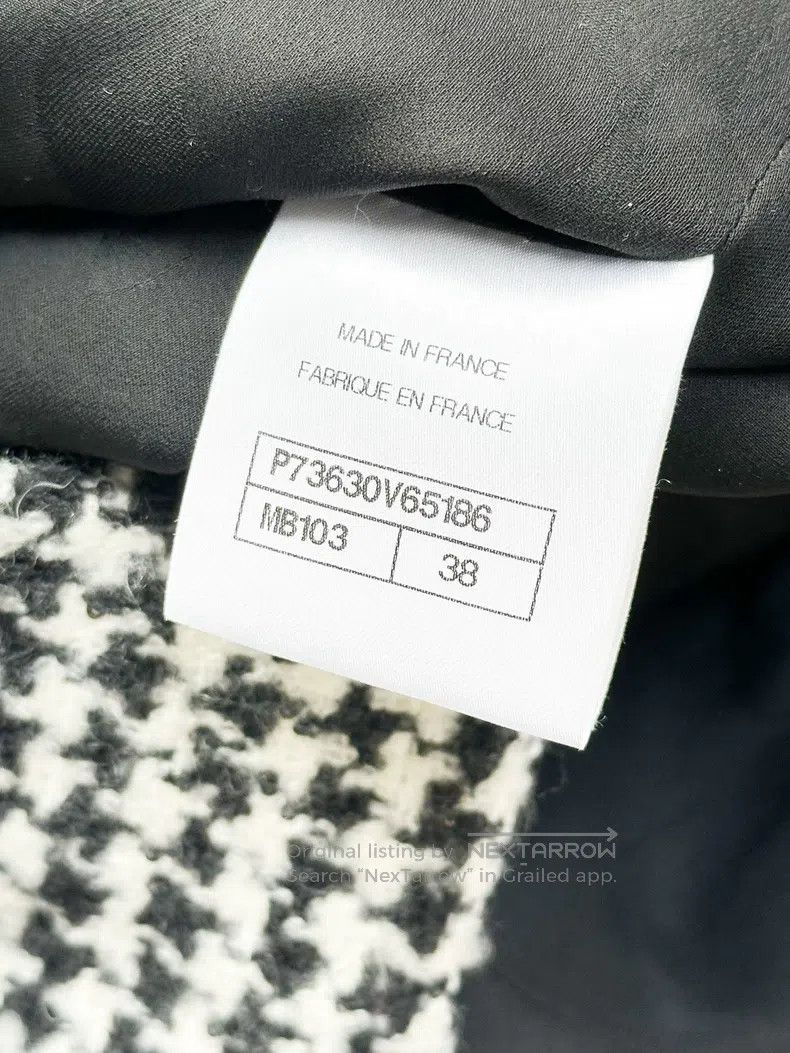 Chanel Chanel Two-pocket tweed coat with a thousand-bird check Size XS / US 0-2 / IT 36-38 - 7 Thumbnail