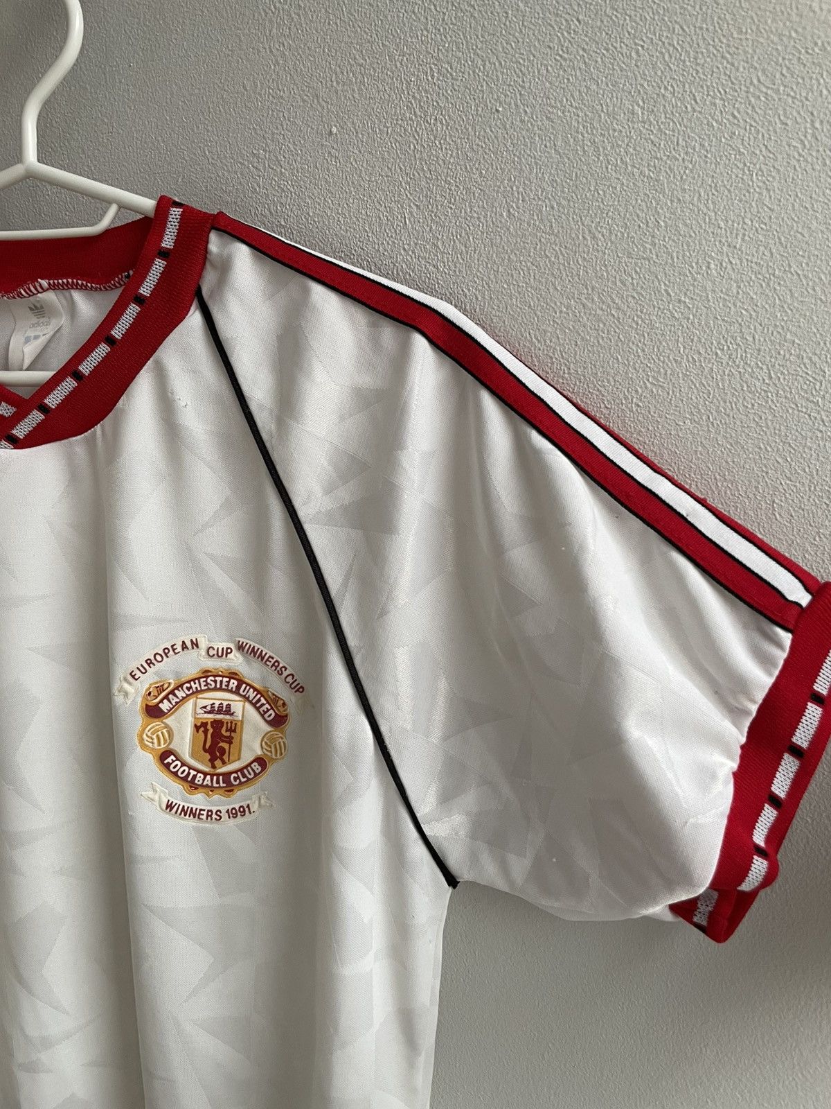 Adidas Manchester United 1990 1991 Soccer Football Jersey Shirt Size US S / EU 44-46 / 1 - 4 Thumbnail