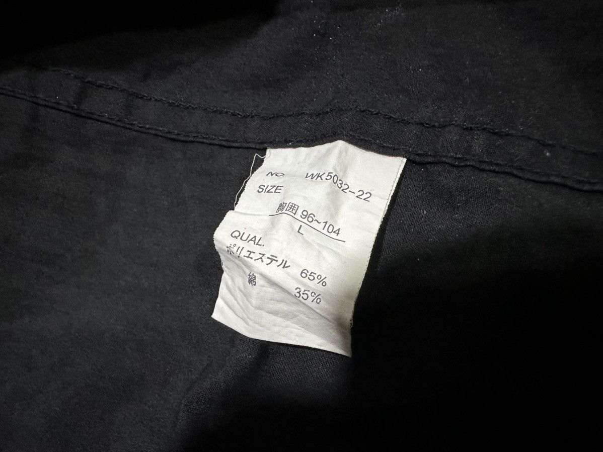 If Six Was Nine 🔥Sick Y2K Omkoe Waxed Laces Up Shirt Vkei Goth Punk Size US L / EU 52-54 / 3 - 6 Thumbnail