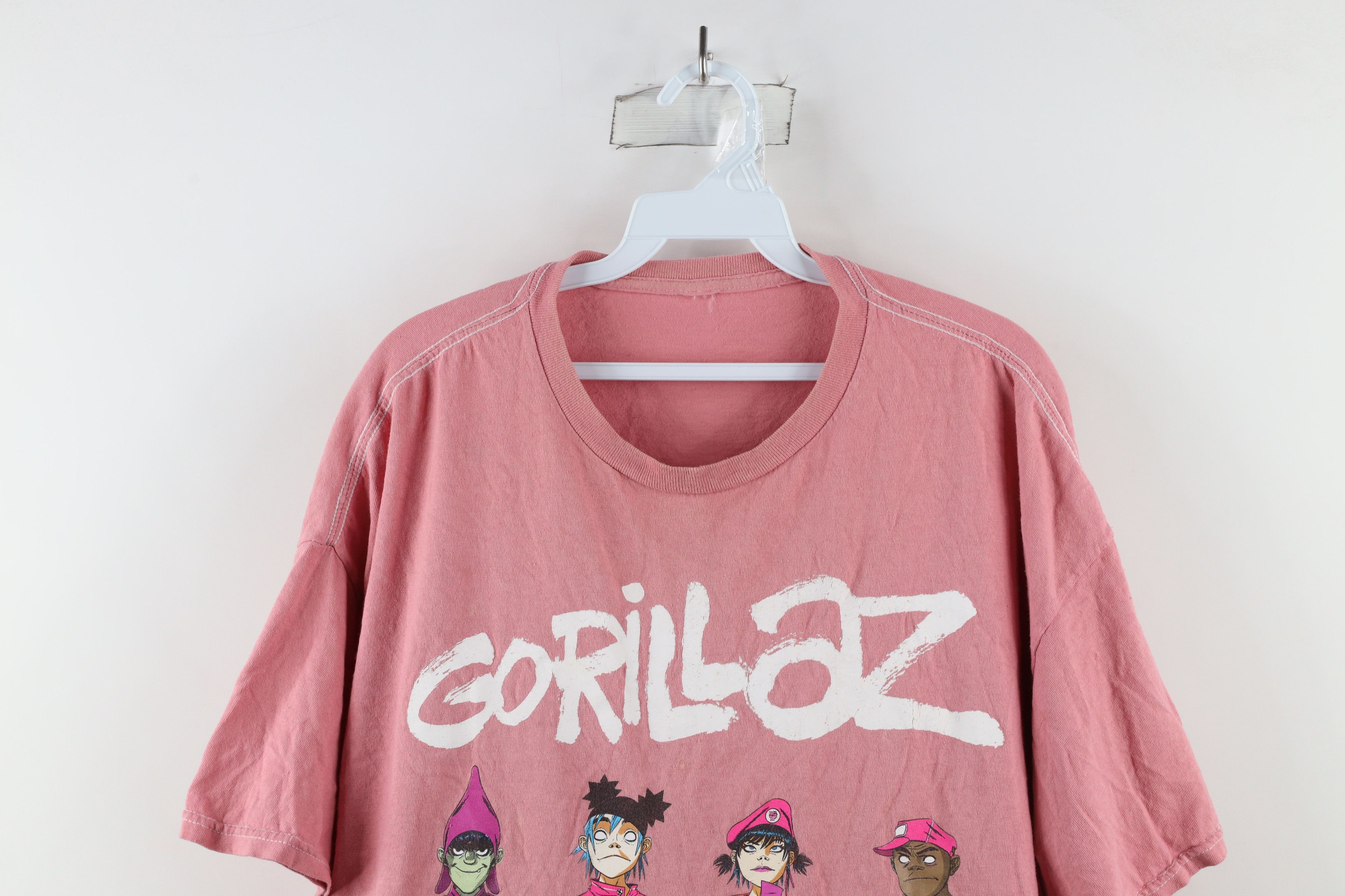 Vintage Vintage Spell Out Gorillaz Band Short Sleeve T-Shirt Size US XXL / EU 58 / 5 - 2 Thumbnail
