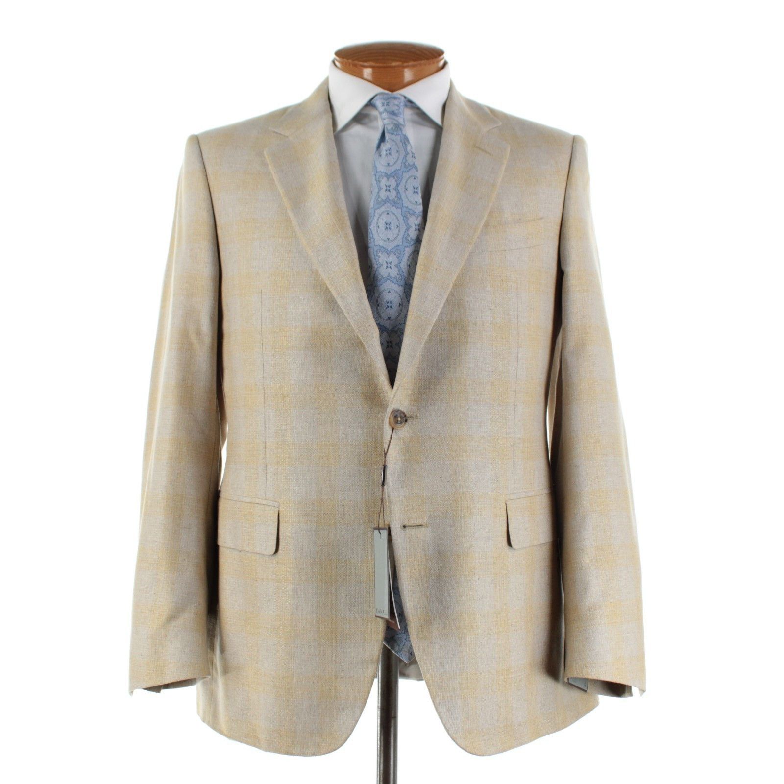 Canali Canali Sport Coat Size 40 Regular US in Beige Size 40R - 1 Thumbnail