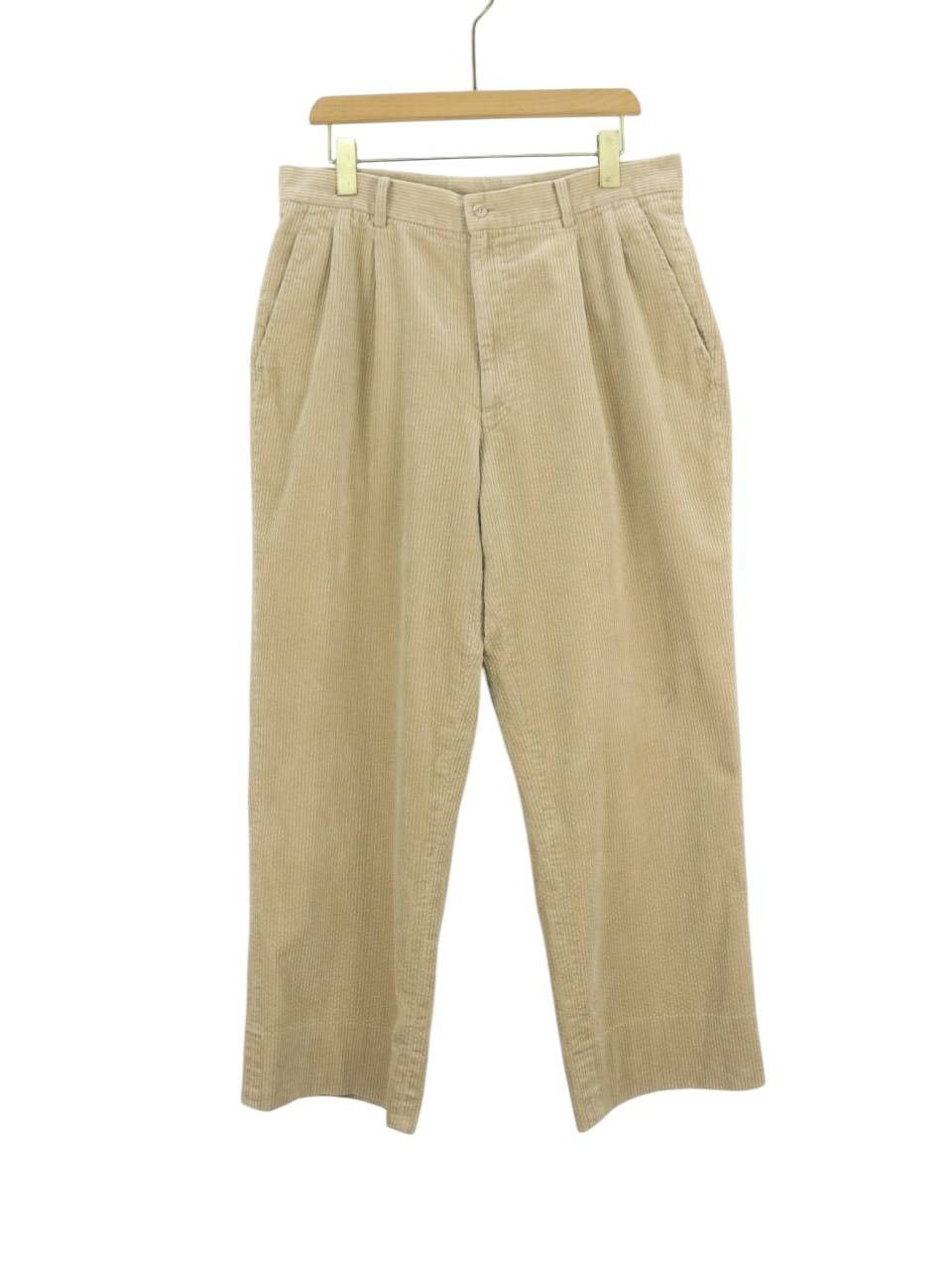 Kenzo Kenzo Corduroy Beige Cream Relaxed Cut Pant Size US 32 / EU 48 - 3 Thumbnail