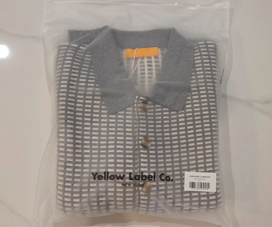 Other YELLOW LABEL CO CHECKERED CARDIGAN SWEATER SWEATSHIRT PALACE Size US XXL / EU 58 / 5 - 7 Thumbnail