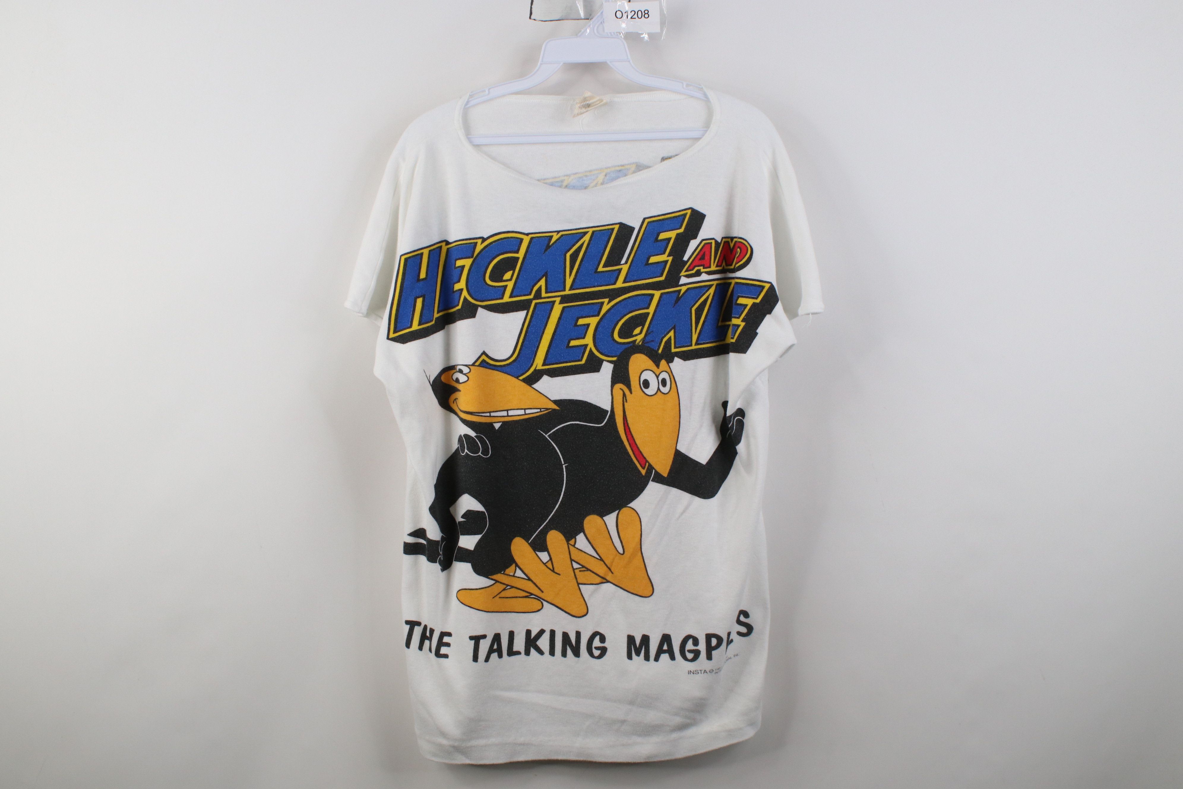 Vintage Vintage 80s Heckle and Jeckle The Magpies Comic T-Shirt Size S / US 4 / IT 40 - 1 Thumbnail