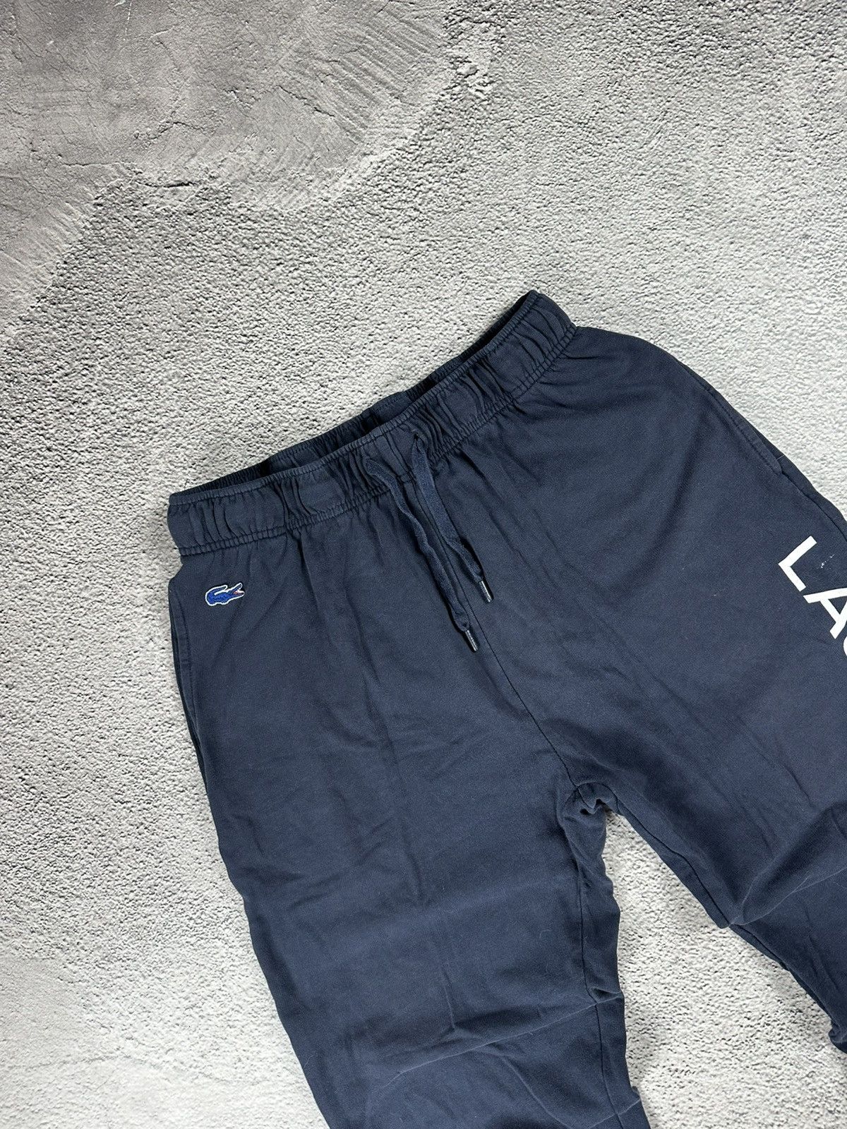 Lacoste Vintage Lacoste Sweatpants Sleepwear Faded Y2K Drill Style Size US 34 / EU 50 - 3 Thumbnail