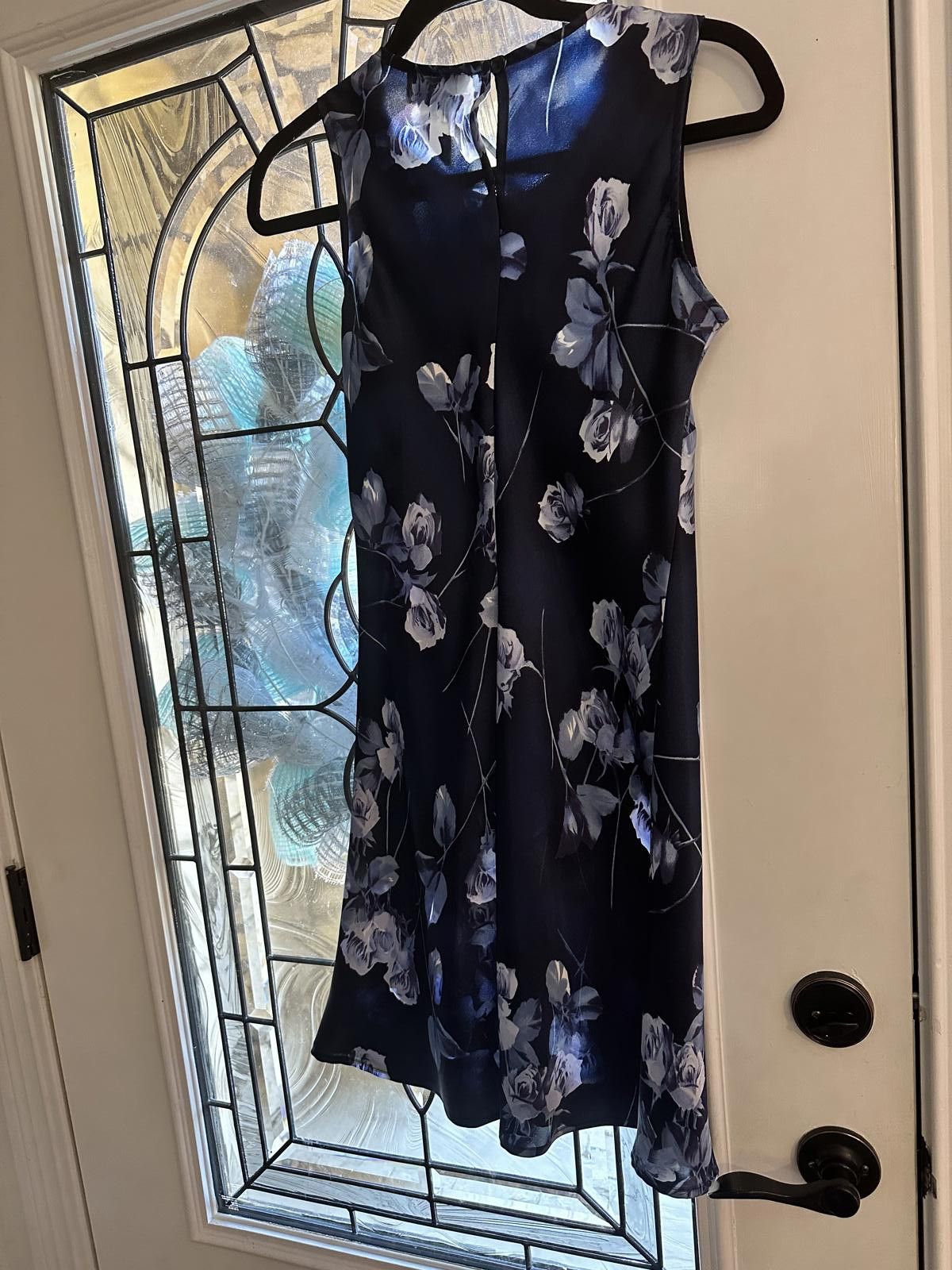 Designer Elegant Floral Print Dress by Jodi Michaels Size M / US 6-8 / IT 42-44 - 5 Thumbnail