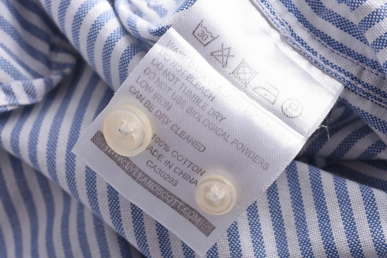 Lyle & Scott Lyle & Scott Striped Long Sleeve Button Down Oxford Shirt Size US M / EU 48-50 / 2 - 6 Thumbnail