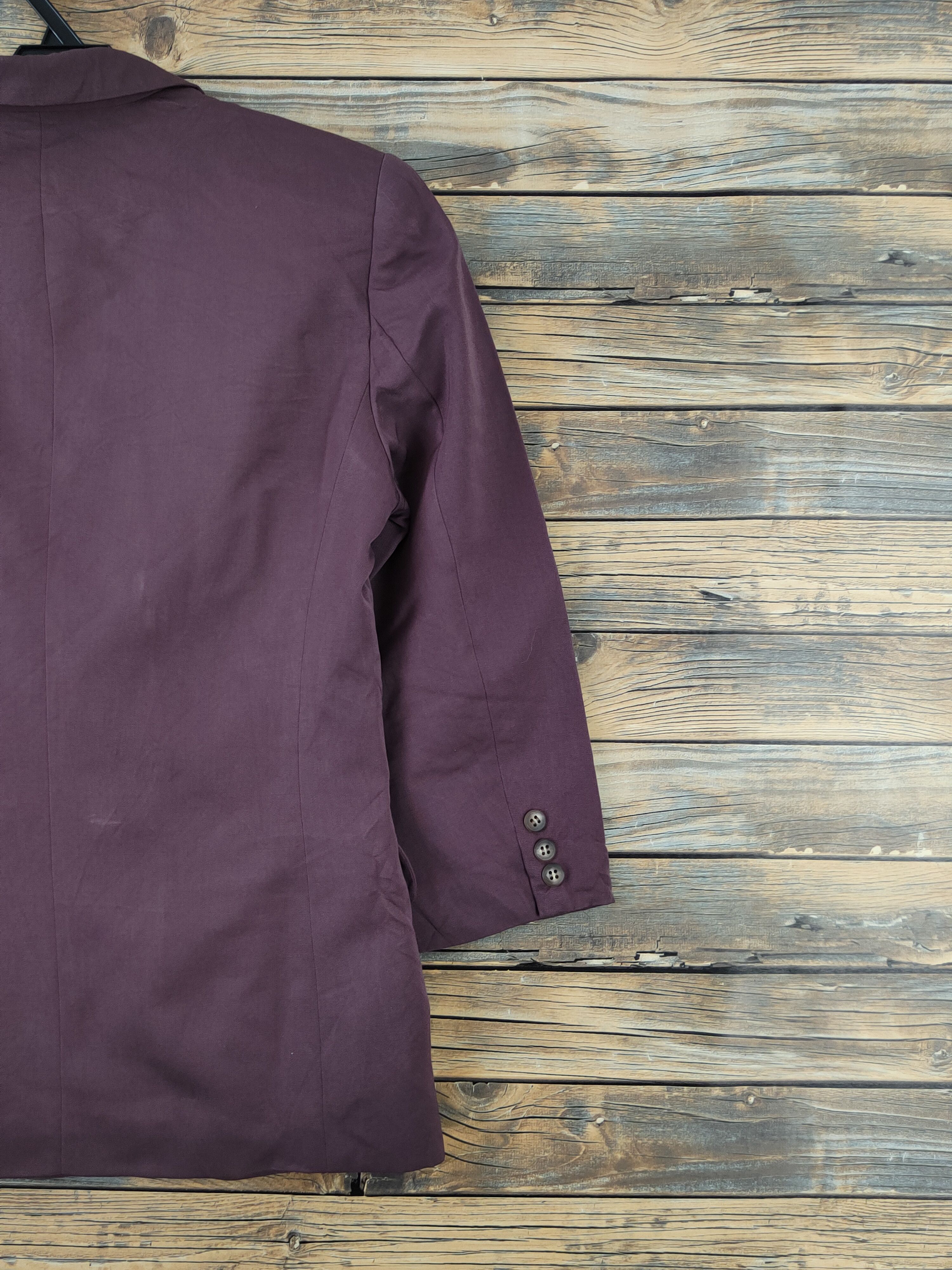 Japanese Brand × Vintage Retro Designer by B.B.N.Y Purple Blazers Size M / US 6-8 / IT 42-44 - 10 Thumbnail