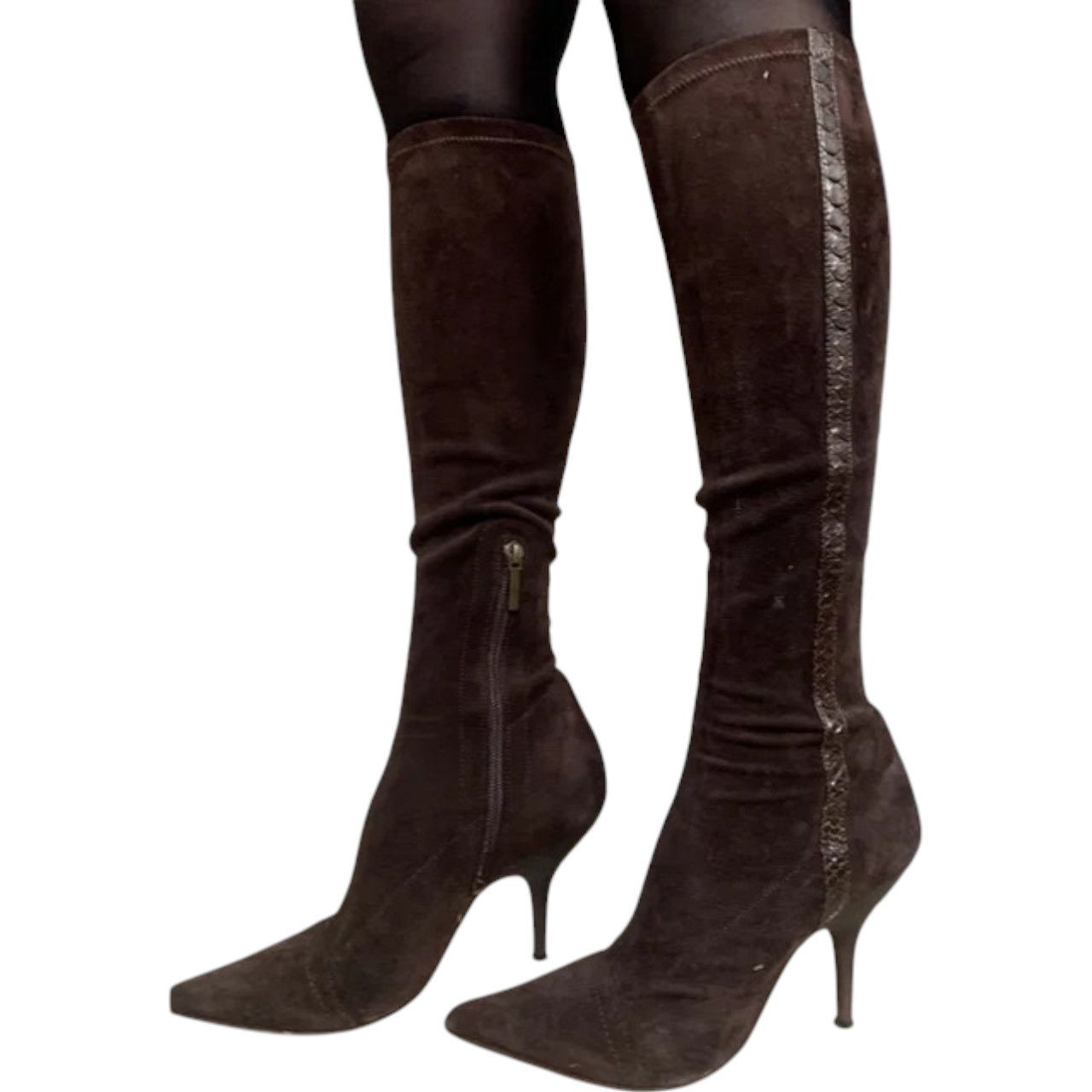 Other Brown suede leather boots brand SHY US sz 6.5 / Eur sz 37 Size US 6.5 / IT 36.5 - 1 Thumbnail