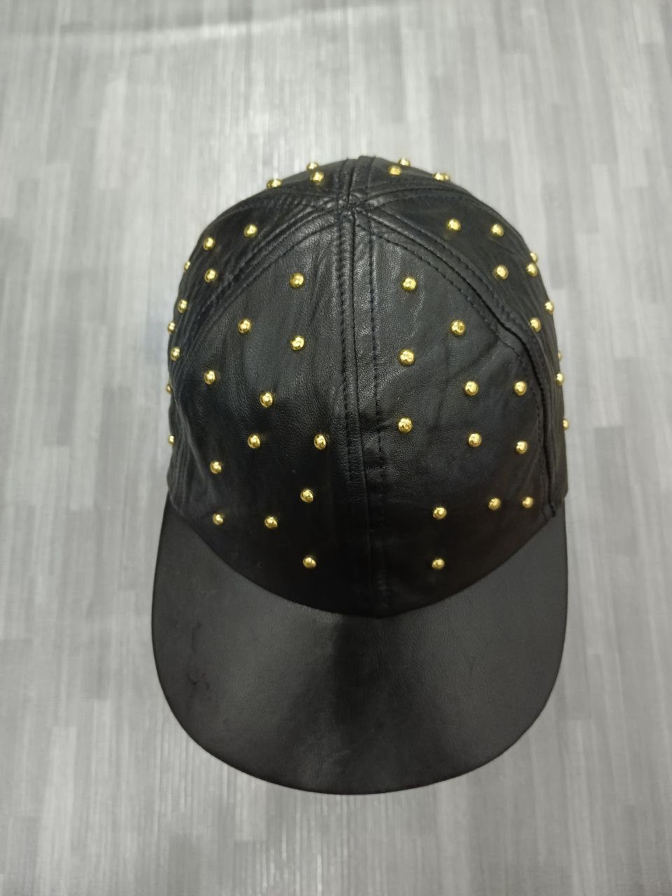 Leather SOFT LEATHER SANTA BARBARA STUDDED HAT Size ONE SIZE - 2 Thumbnail