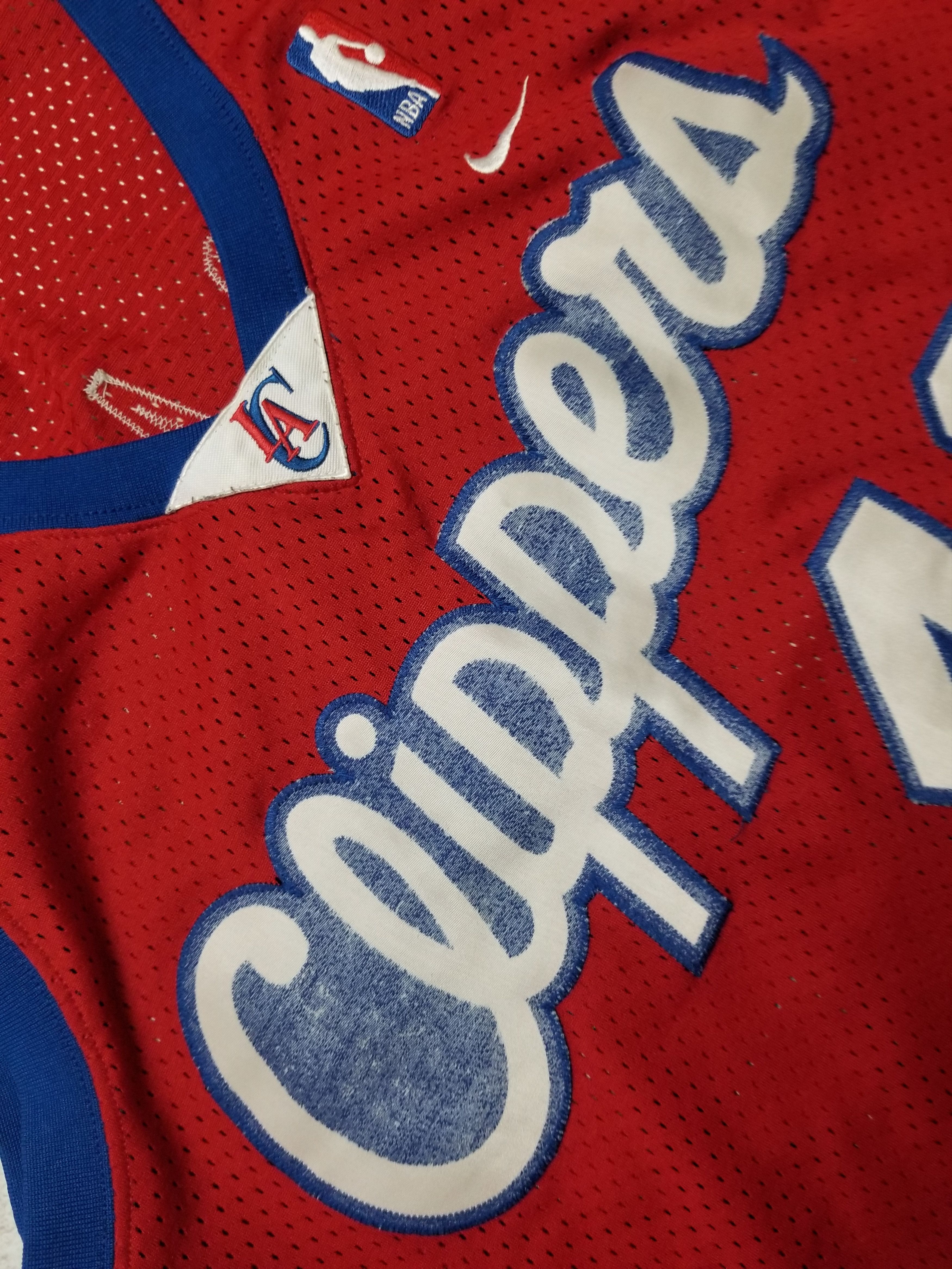 Nike VTG Elton Brand Los Angeles Clippers #42 Red and Blue Jersey Size US S / EU 44-46 / 1 - 11 Thumbnail