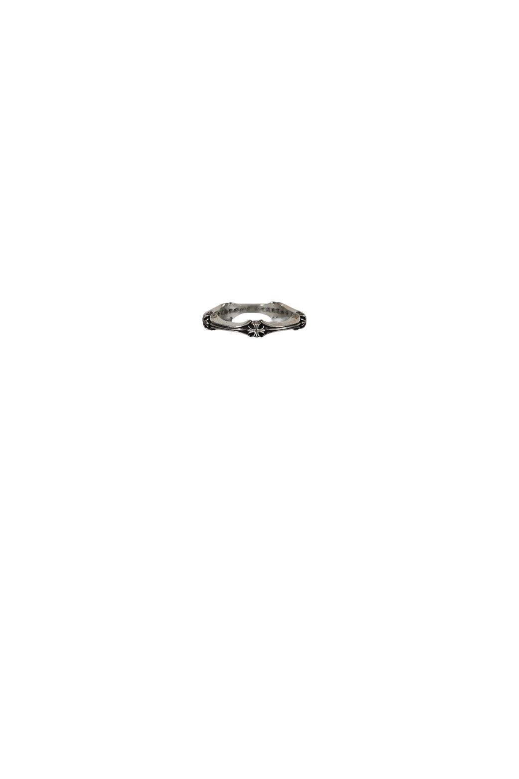 CHROME HEARTS SILVER PLUS BONE RING