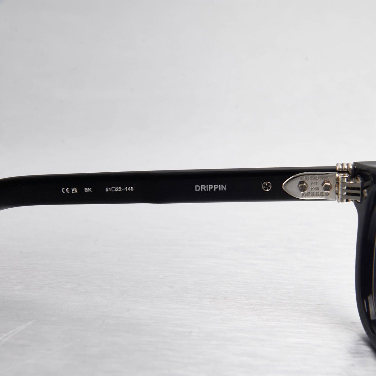 Chrome Hearts CHROME HEARTS DRIPPIN BLACK GLASSES Size ONE SIZE - 5 Thumbnail