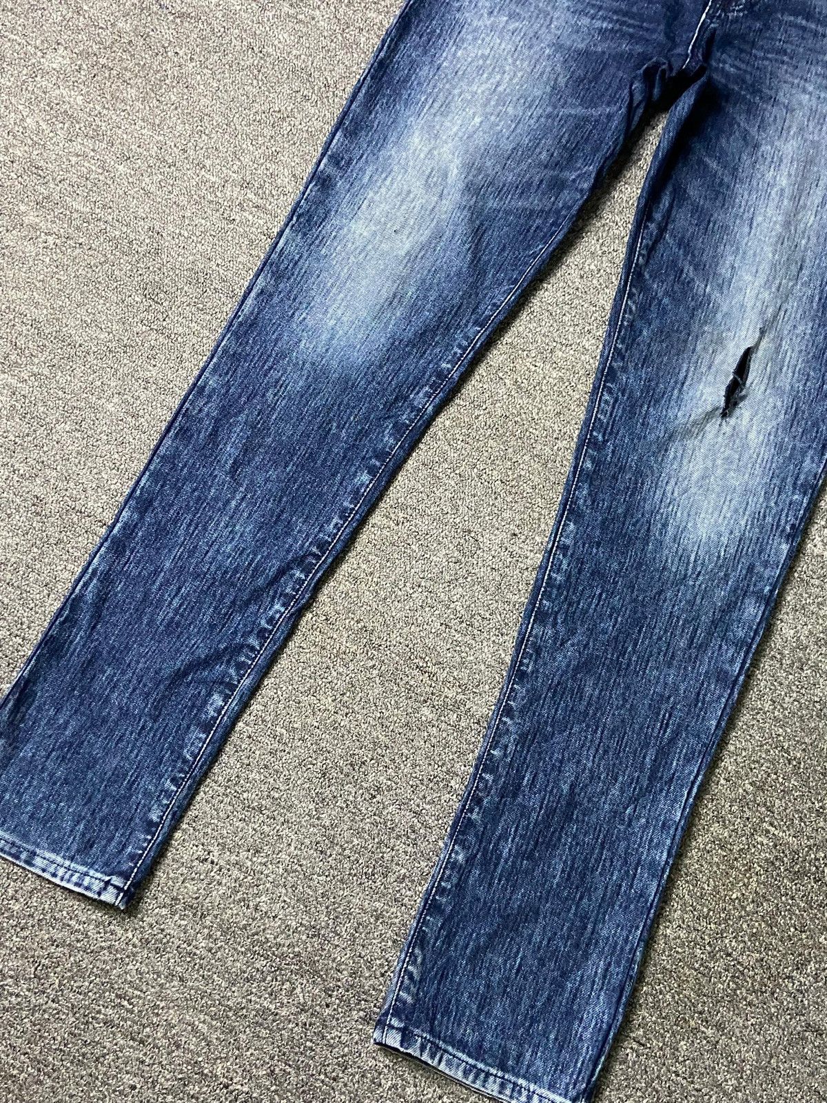 Edwin × Japanese Brand × Vintage Vintage EDWIN Slim Fit Cut Denim Jeans (132) Size US 30 / EU 46 - 9 Thumbnail