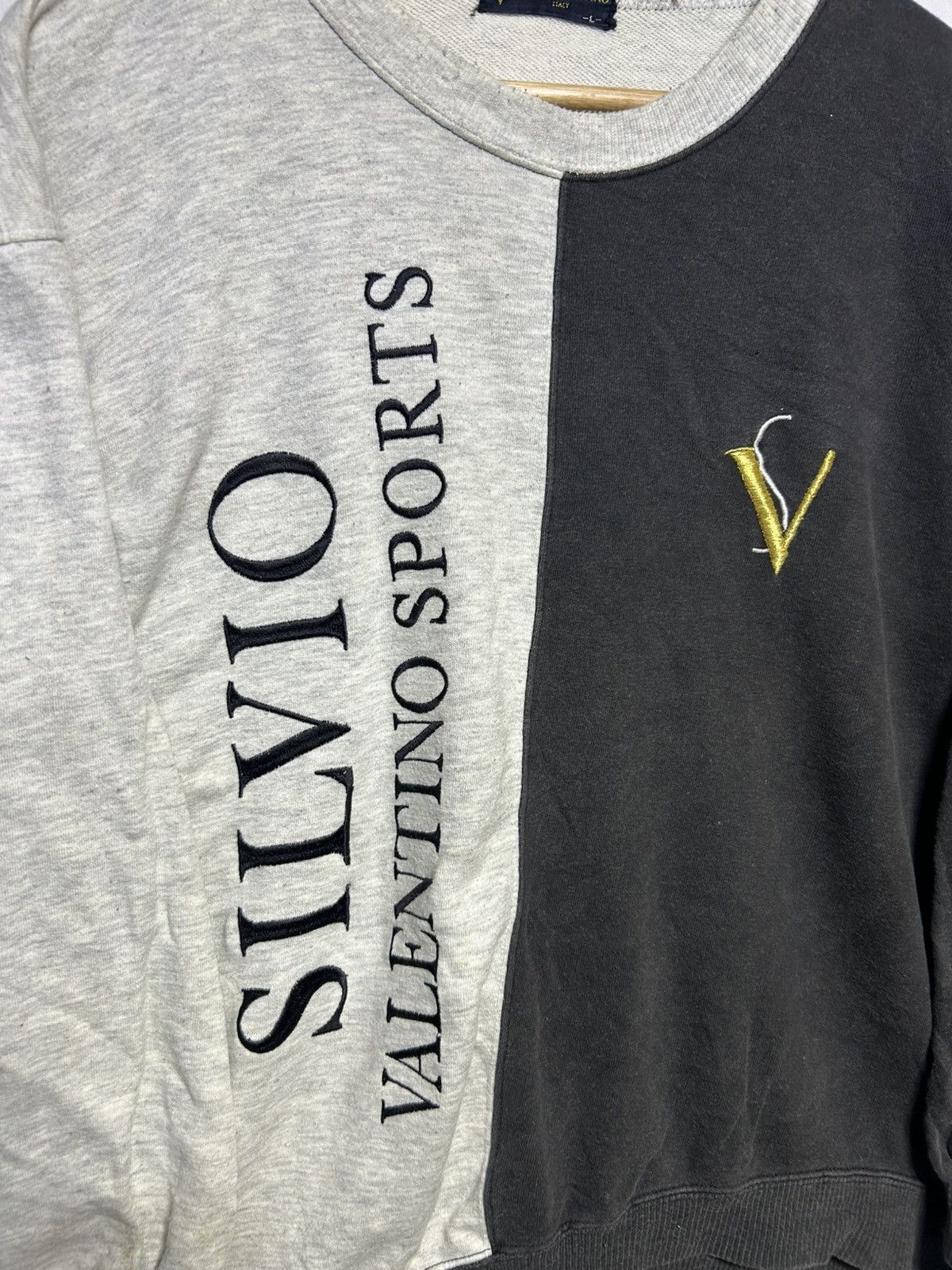 Valentino × Vintage Vintage Silvio Valentino Italy Designer sweatshirt Size US L / EU 52-54 / 3 - 2 Thumbnail