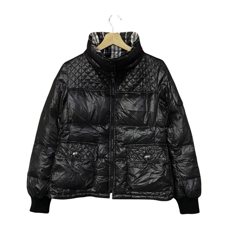Burberry Burberry Blue Laber Reversible Down Jacket ( Size 40 ) Size S / US 4 / IT 40 - 4 Thumbnail