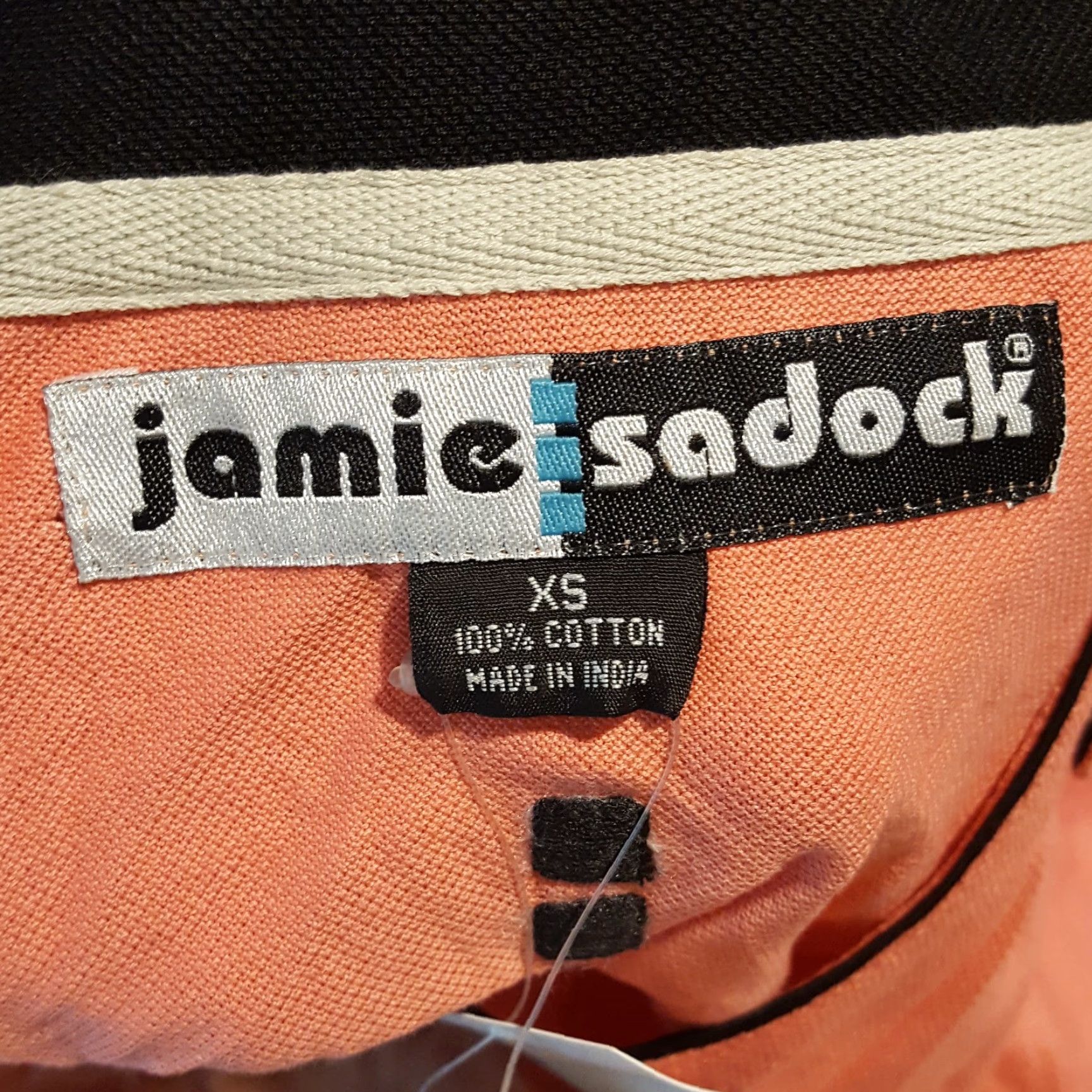 Vintage VINTAGE Jamie Sadock Polo Shirt Womens XS Pink Button Collar Golf Polo Shirt Size XS / US 0-2 / IT 36-38 - 6 Thumbnail