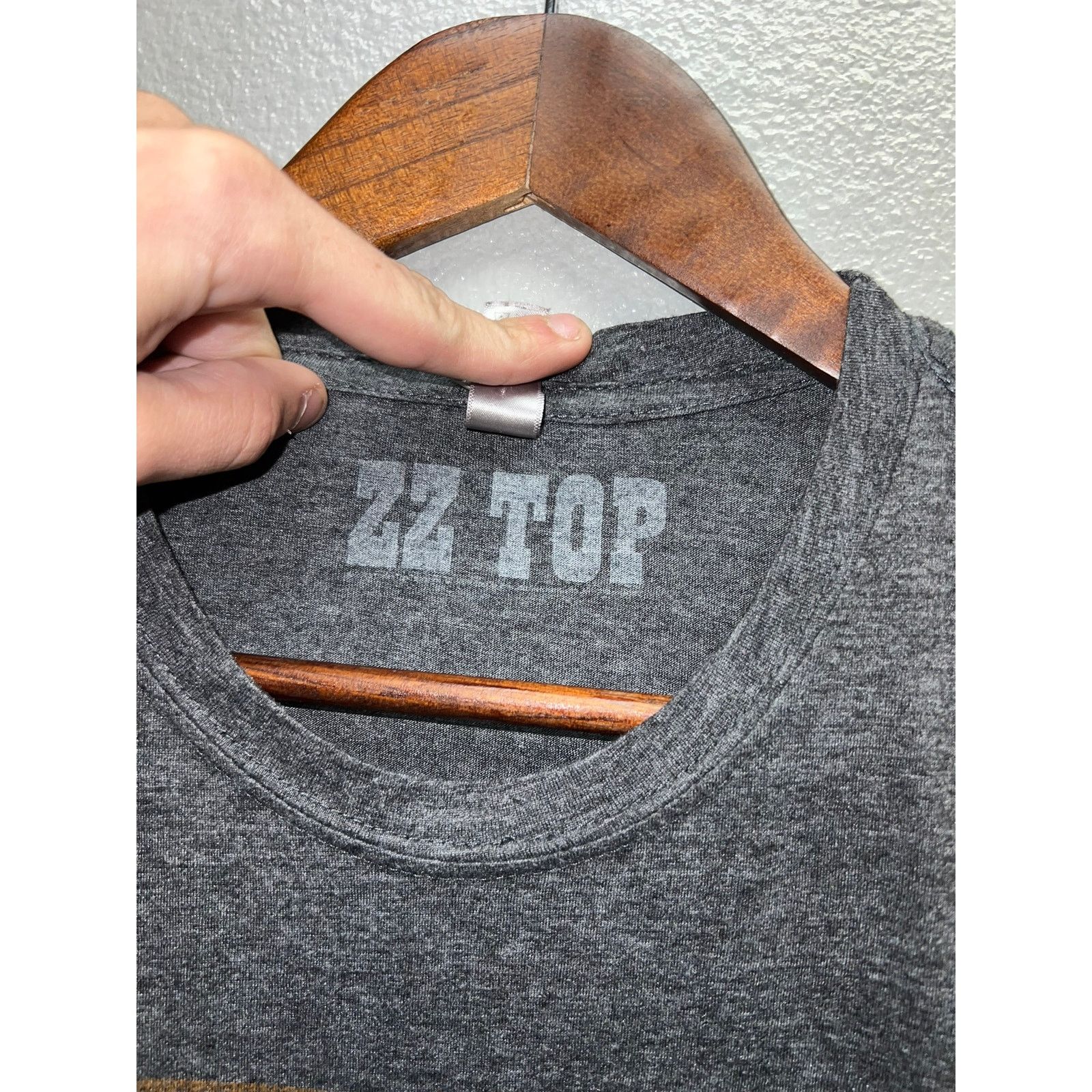Next Level Apparel ZZ Top Shirt Eliminator Car Graphic Band Tour Gray Tee M Size US M / EU 48-50 / 2 - 6 Thumbnail