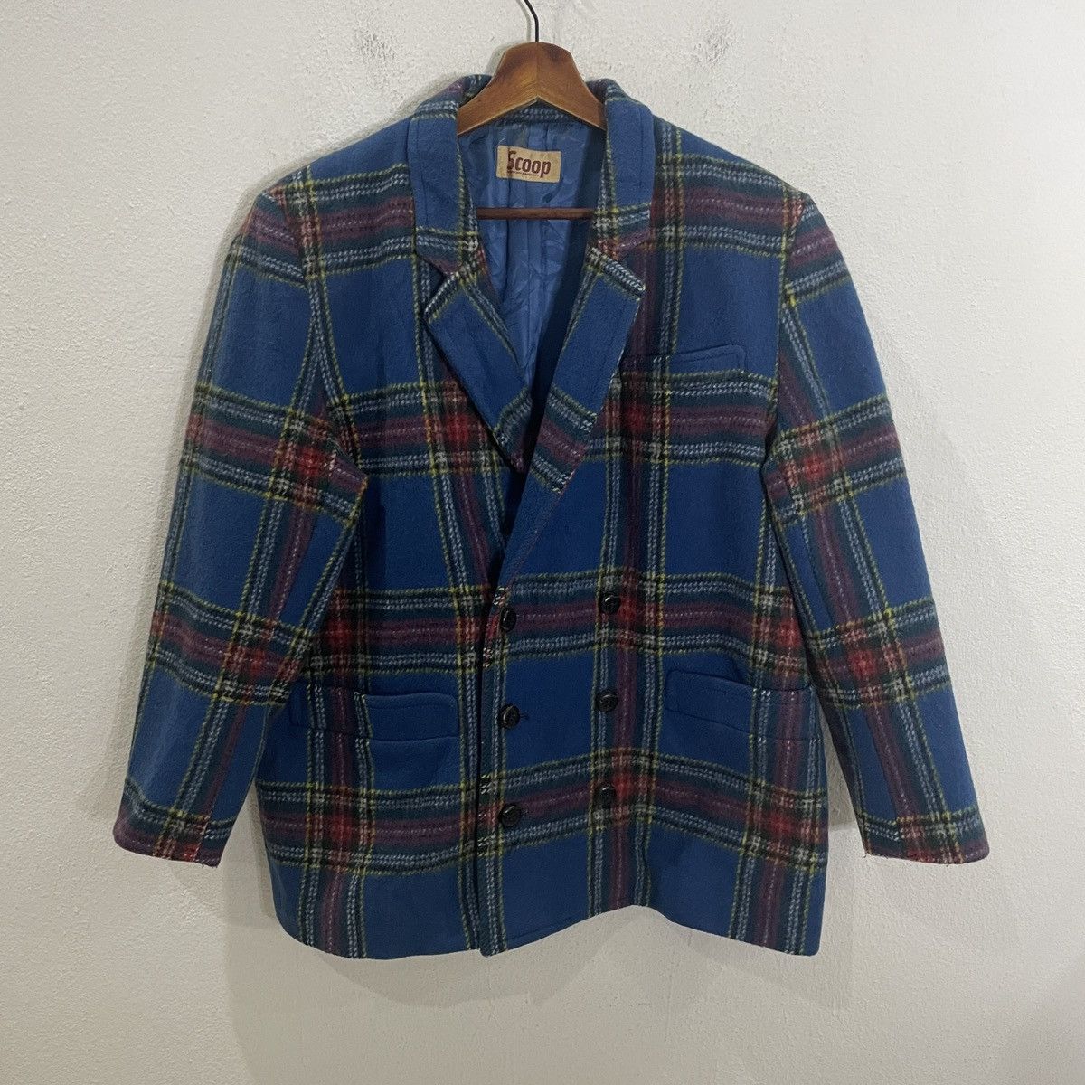 Japanese Brand Vintage Scoop Wool Coat Jacket Size US L / EU 52-54 / 3 - 1 Thumbnail