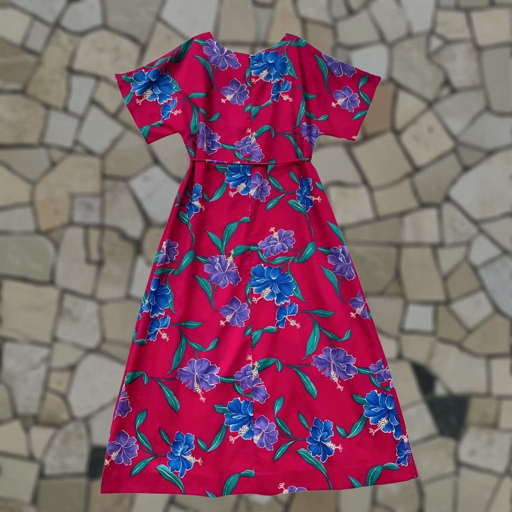 Hilo Hattie VINTAGE Hilo Hattie Hawaiian Floral Maxi Dress M Pink Unisex Adults Short Sleeve Tie Waist Maxi Dress Women’s/Men’s? Size M / US 6-8 / IT 42-44 - 1 Thumbnail